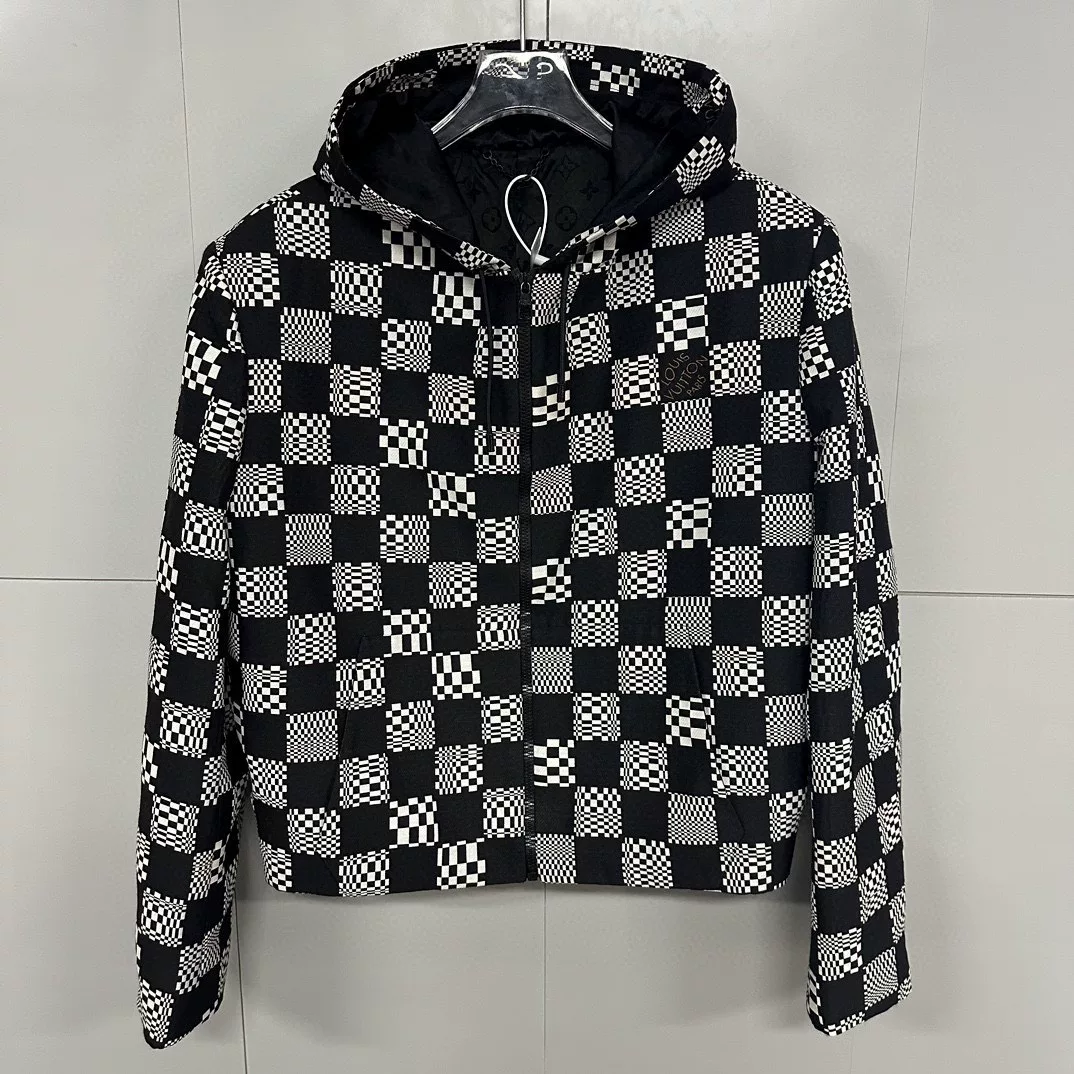 Louis Vuitton Checkerboard All-Over Print Jacket