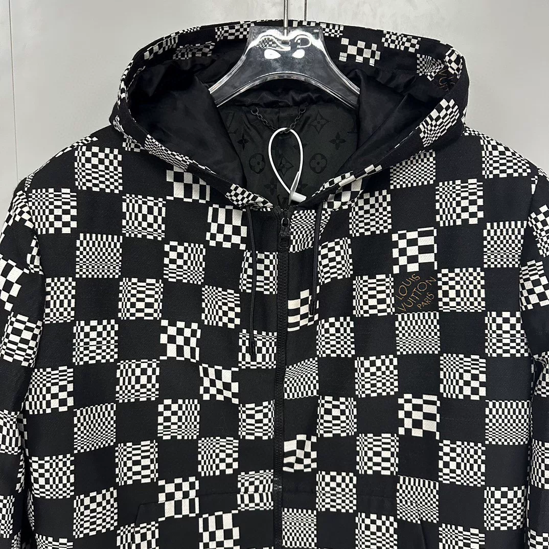 Louis Vuitton Checkerboard All-Over Print Jacket — front
