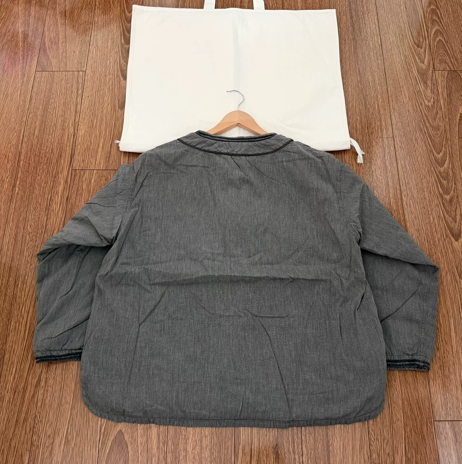 VISVIM 25SS DUGOUT CHAMBRAY DOWN JACKET — front