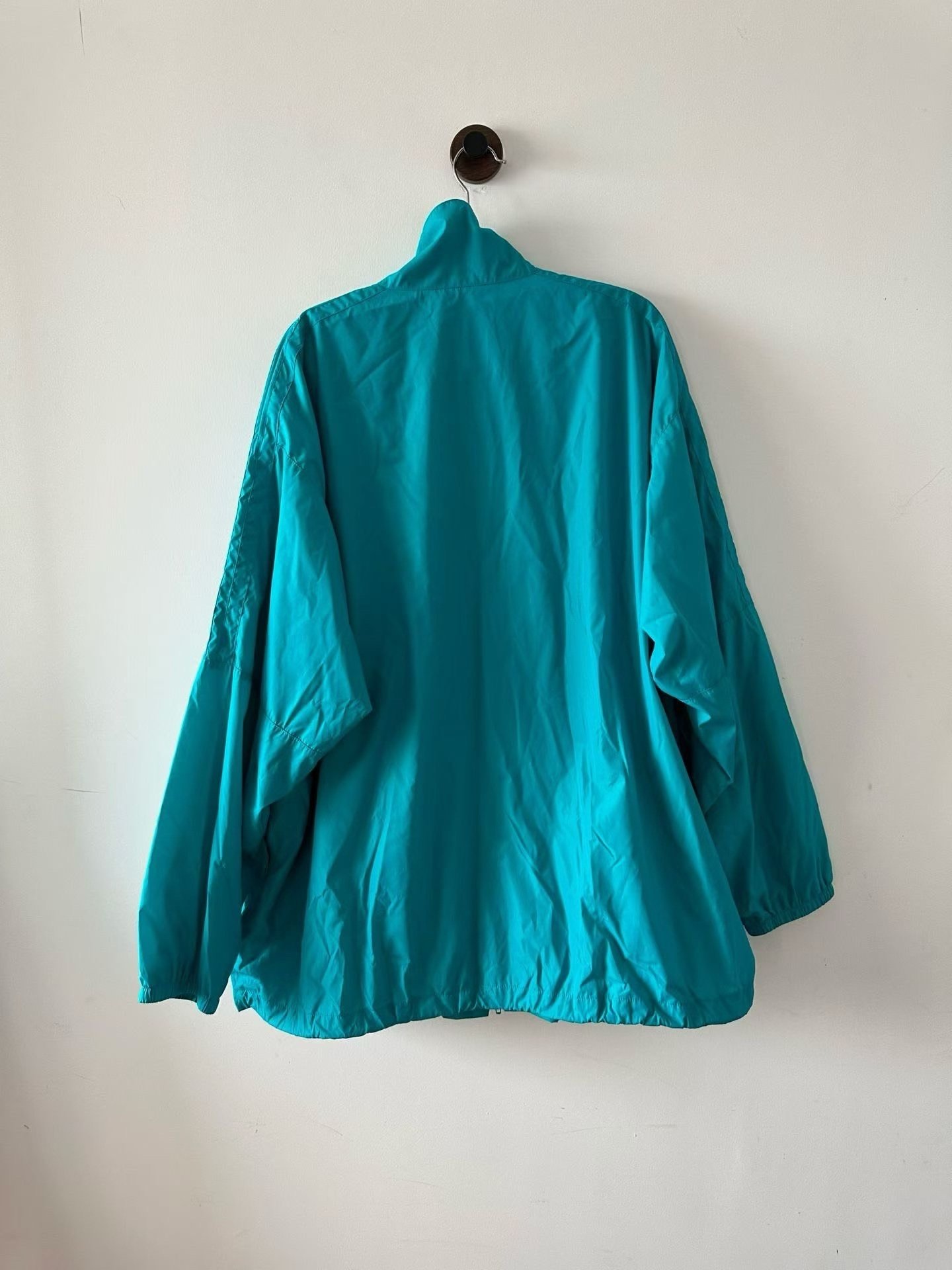 Balenciaga Blue Windbreaker Jacket — front