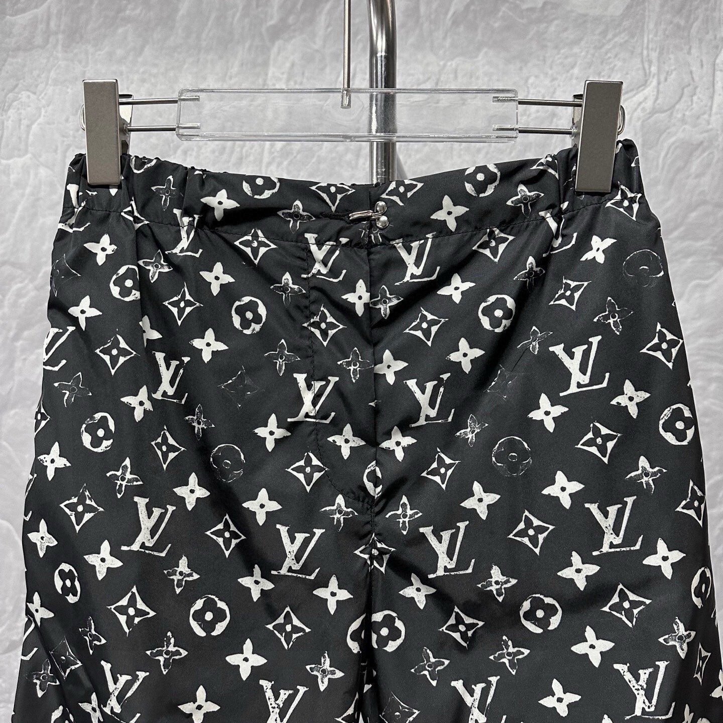 Louis Vuitton Monogram Black Jogger Pants — front