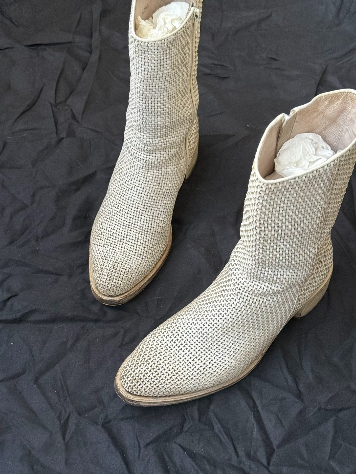 Carol Christian Poell Woven Leather Boots