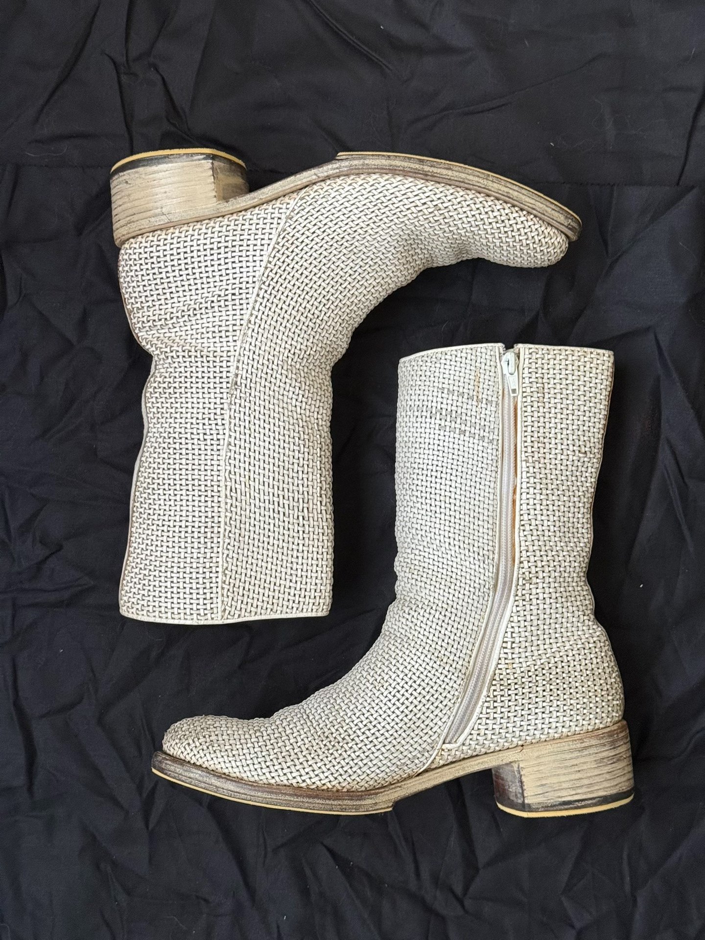 Carol Christian Poell Woven Leather Boots — label