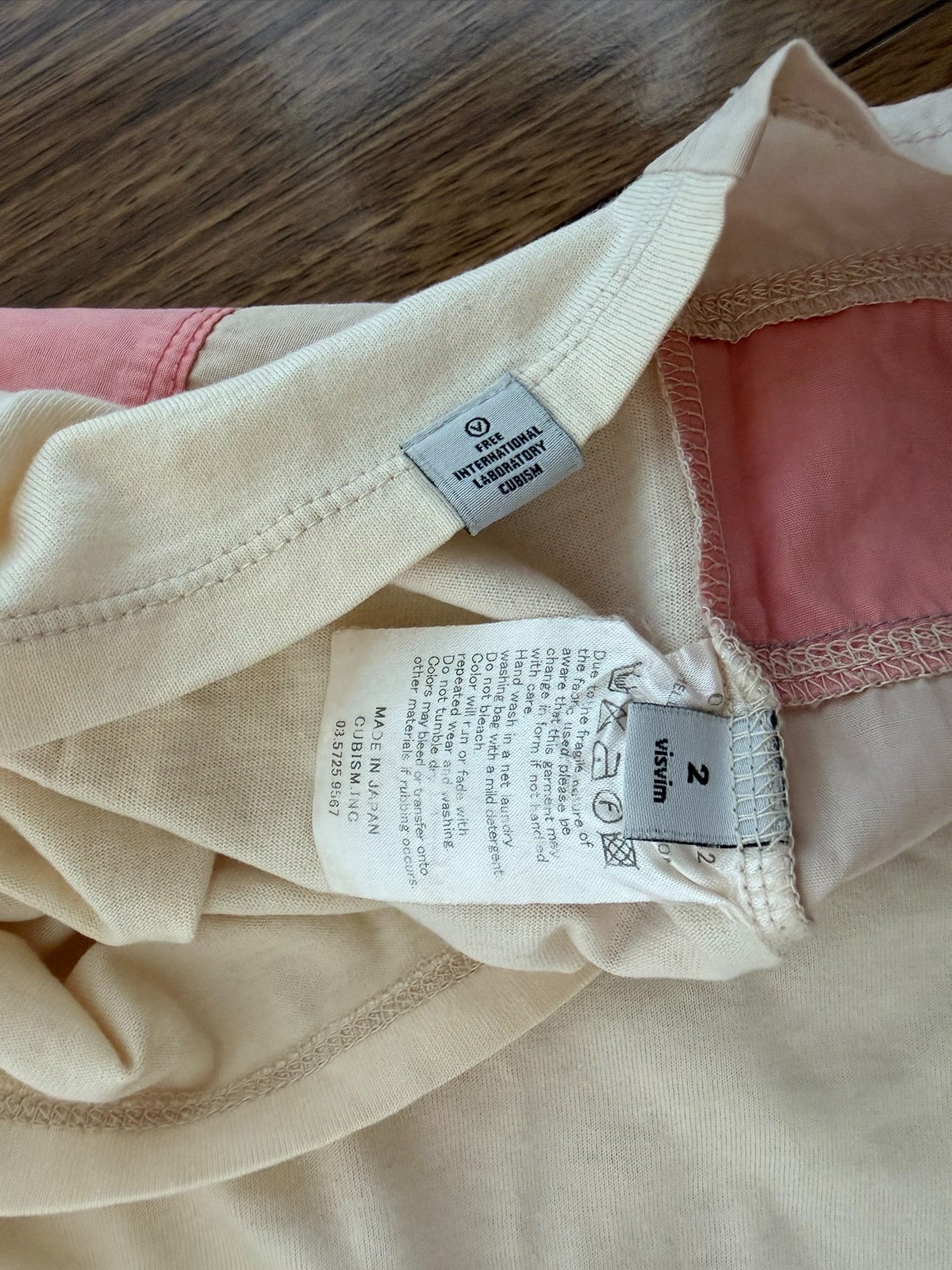 VISVIM FLAG TEE S/S STAR — back