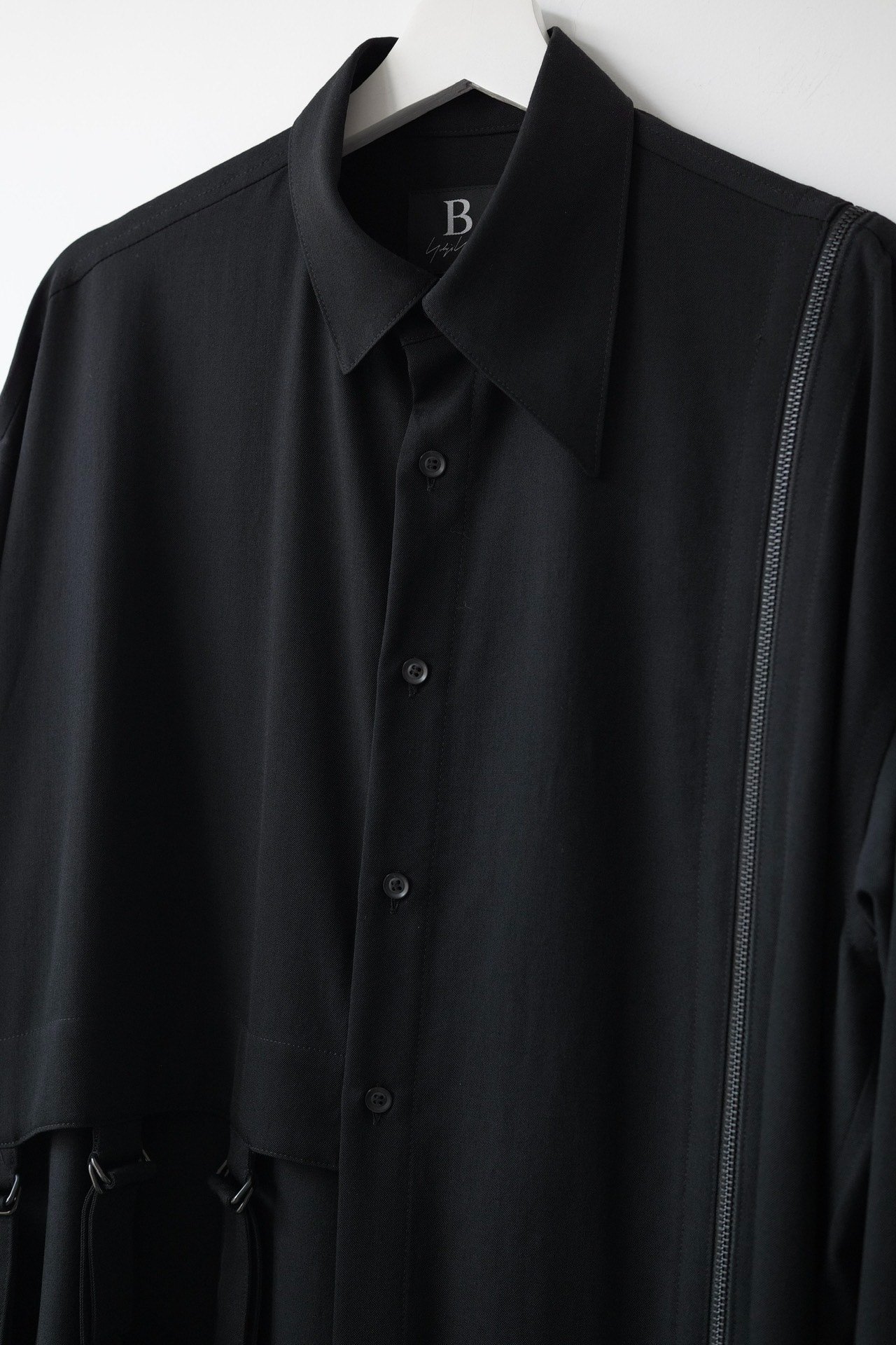 Yohji Yamamoto 19AW Deconstructed Zip Coat — back