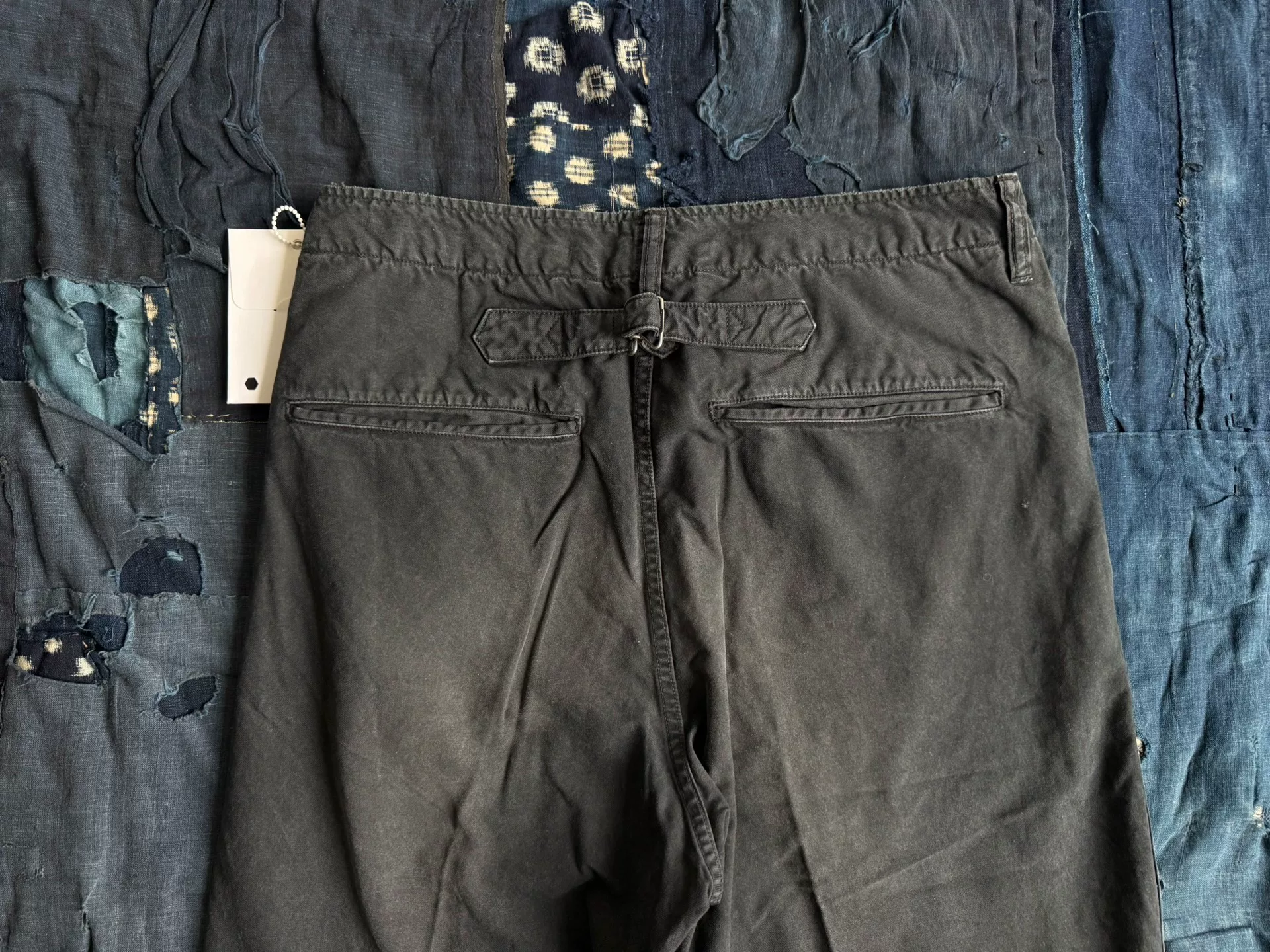 VISVIM 25AW CHINO PANTS CRASH FIL — back
