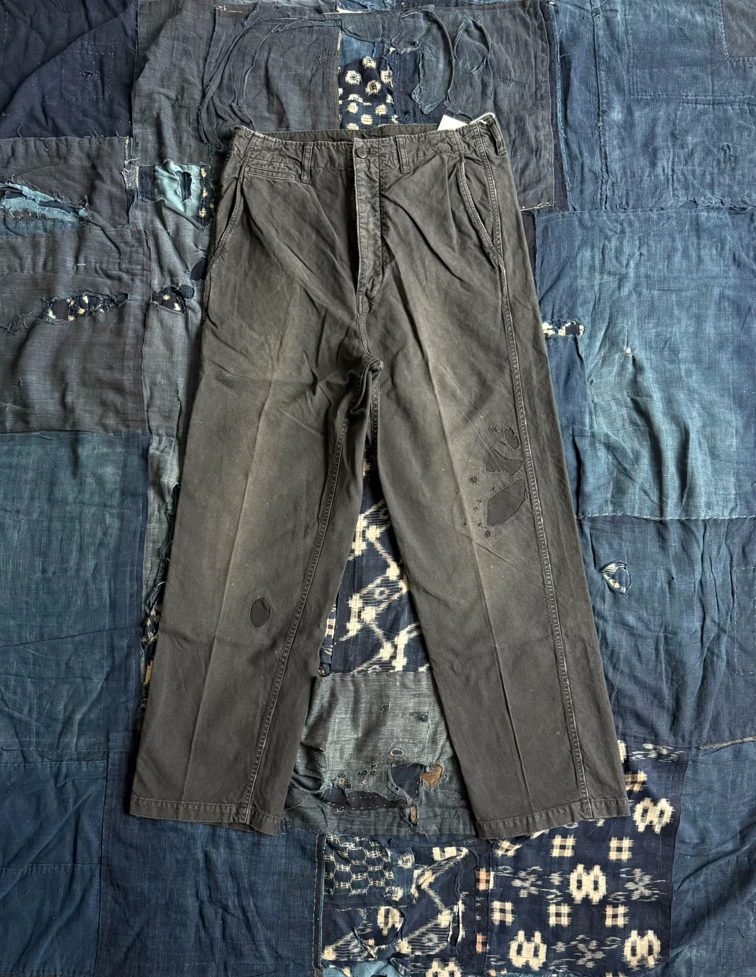 VISVIM 25AW CHINO PANTS CRASH FIL