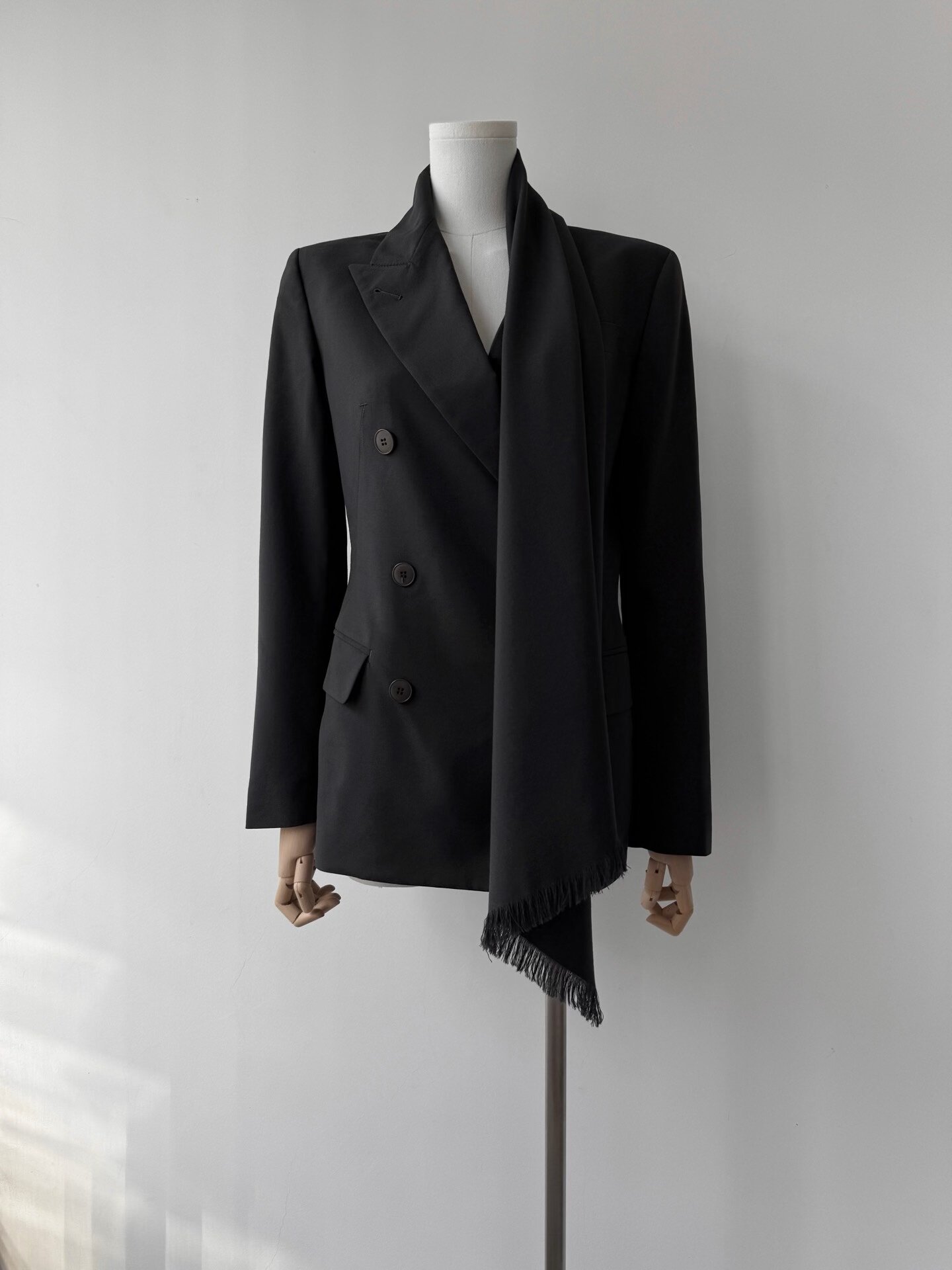 Jean Paul Gaultier Double-Breasted Wool Jacket — detail