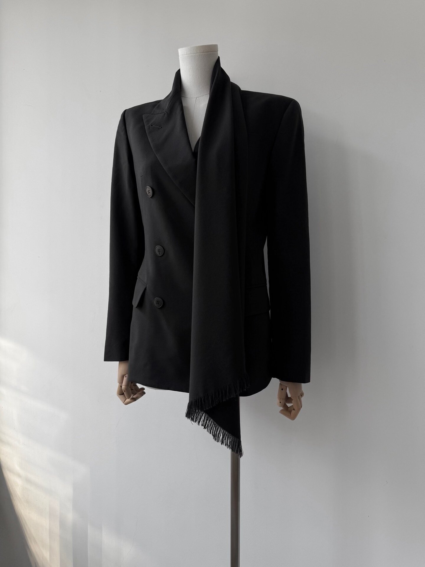 Jean Paul Gaultier Double-Breasted Wool Jacket — back