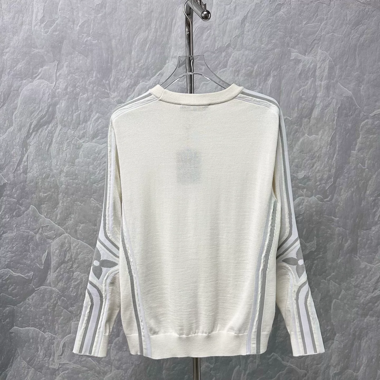 Louis Vuitton SS26 Ski Logo Wool Sweater — back