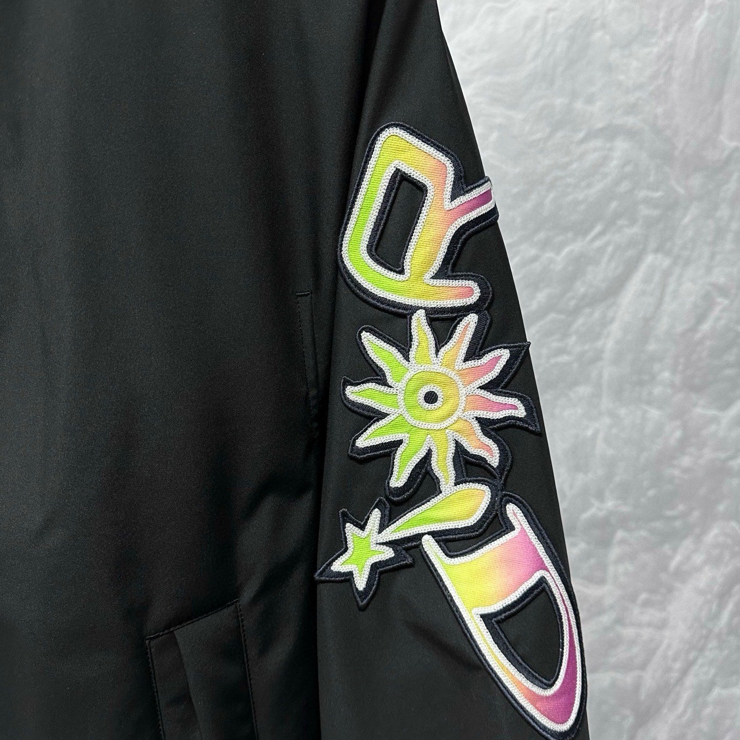 Dior Lewis Hamilton RIO Embroidery Short Bomber — detail