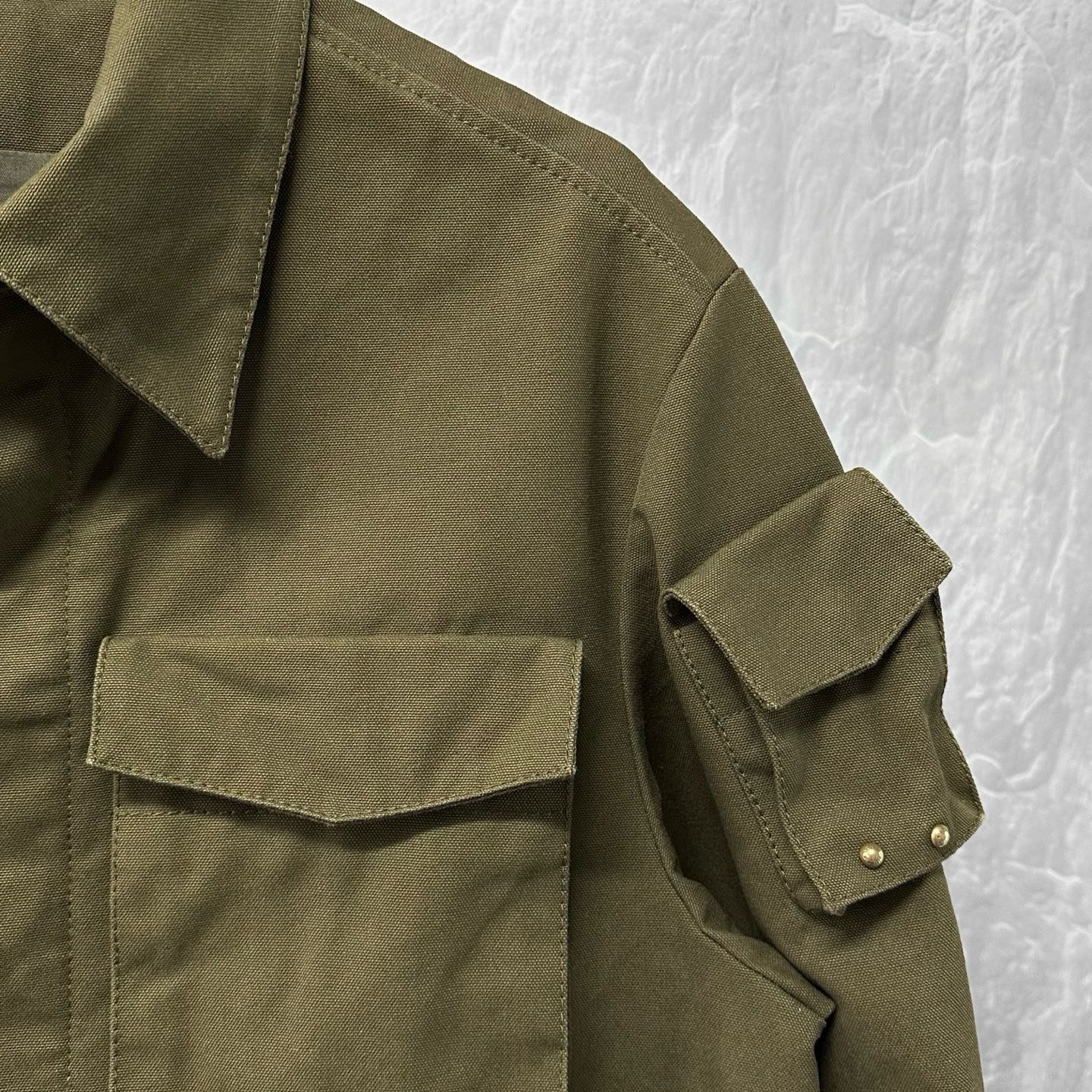 Louis Vuitton SS24 Pharrell Rivet Utility Jacket — detail