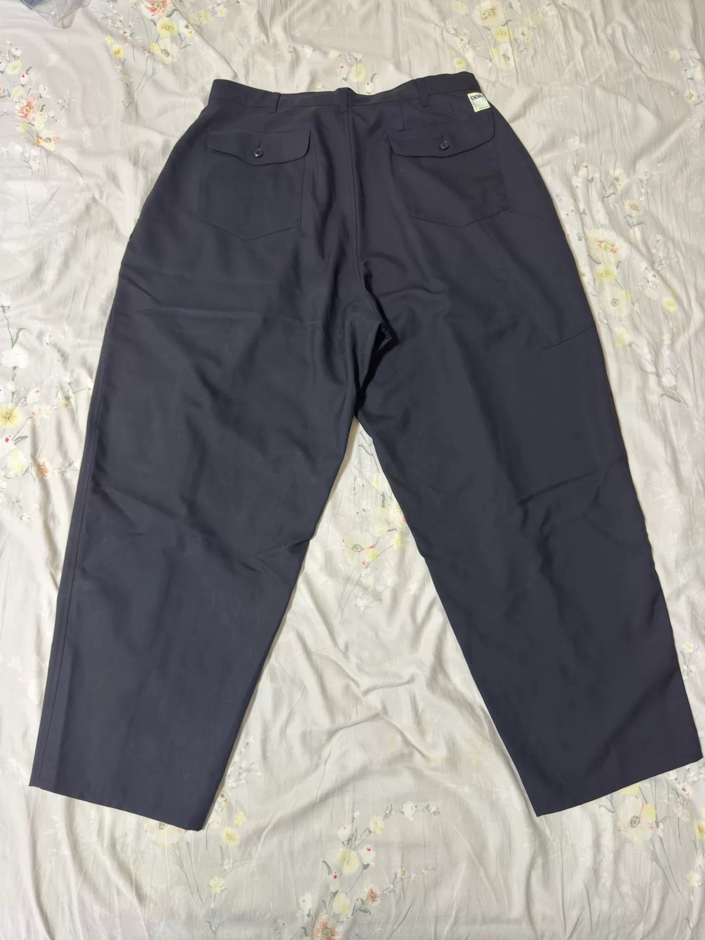 Beams SSZ 22SS Wool Multi-Pocket Loose Pants — front
