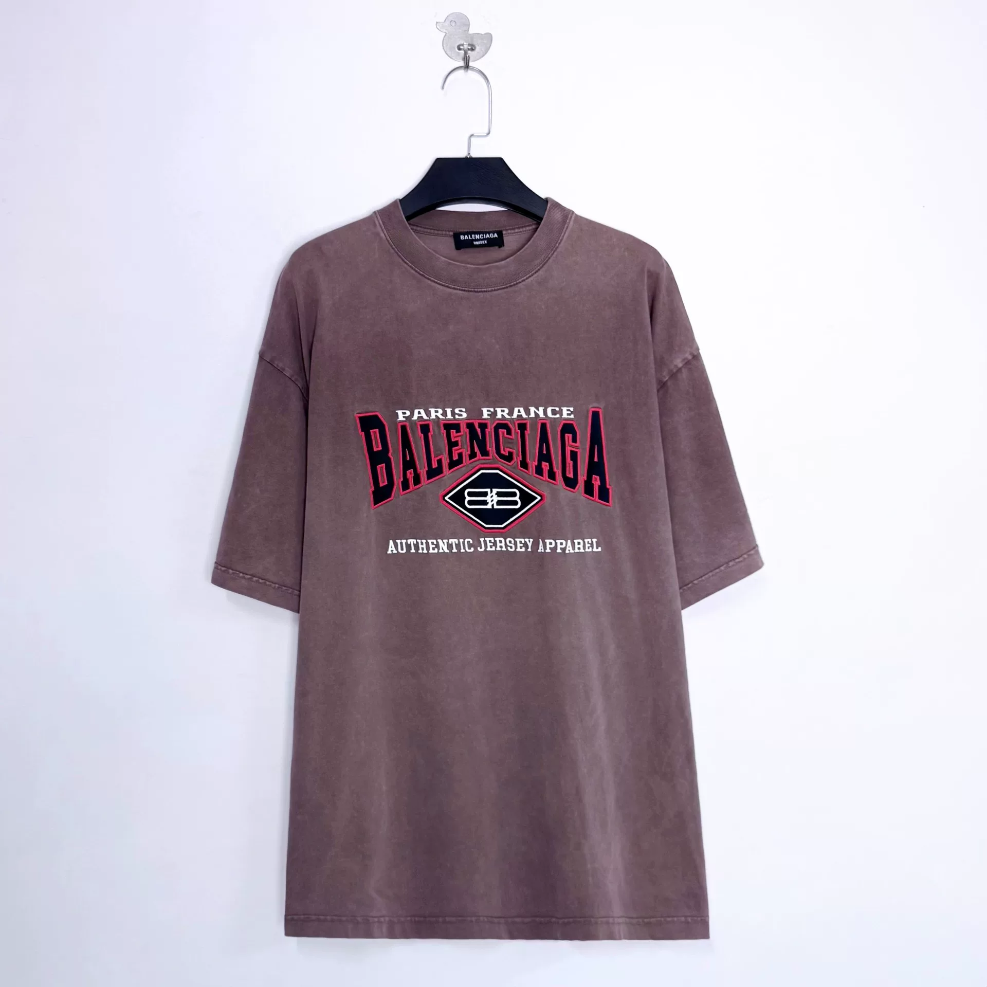 Balenciaga Washed Oversized Short-Sleeve T-Shirt