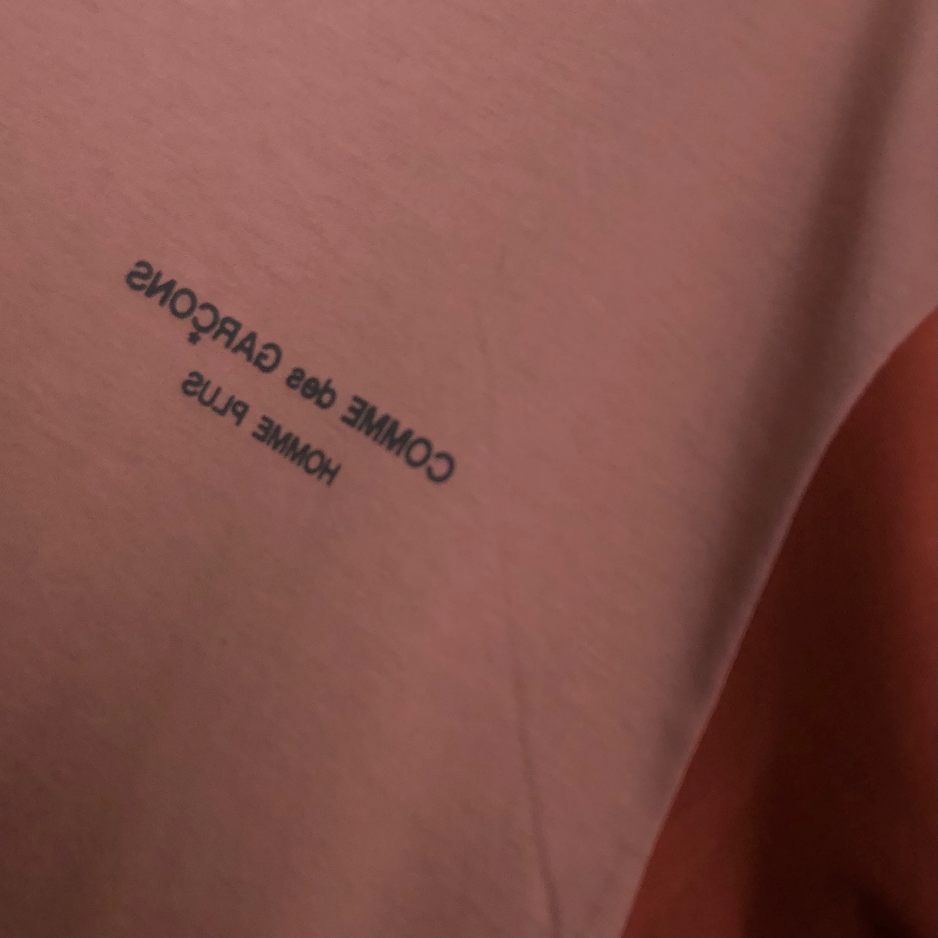 COMME des GARCONS 96SS Color Block T-Shirt — back