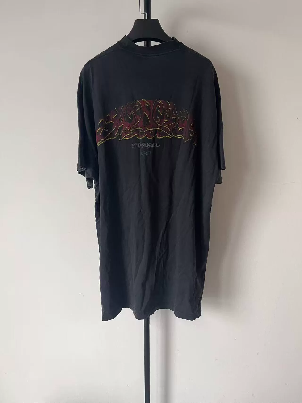 Balenciaga Offshore Loose Round Neck T-shirt — front