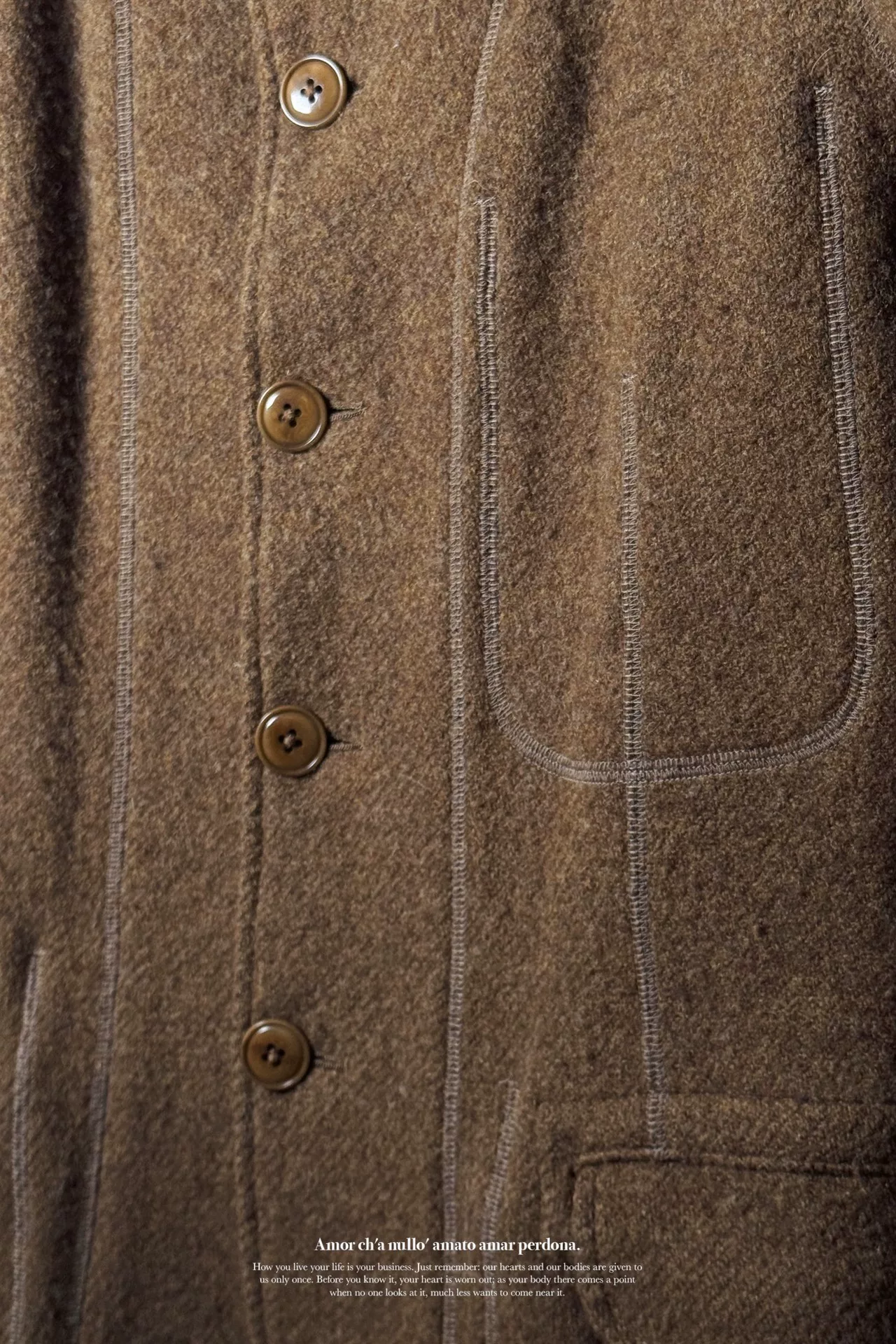 Yohji Yamamoto 10AW Wool Coat — back
