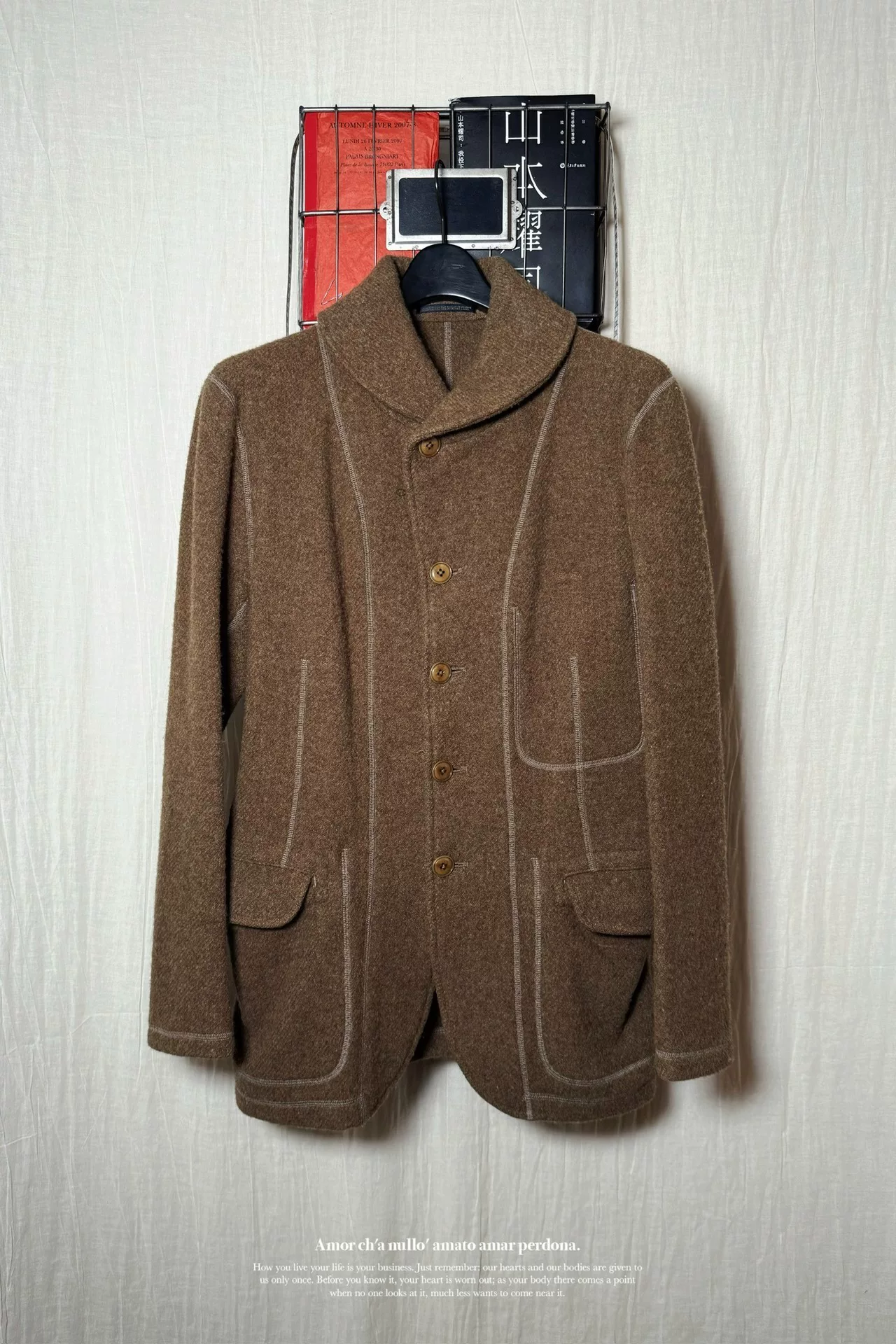 Yohji Yamamoto 10AW Wool Coat — front