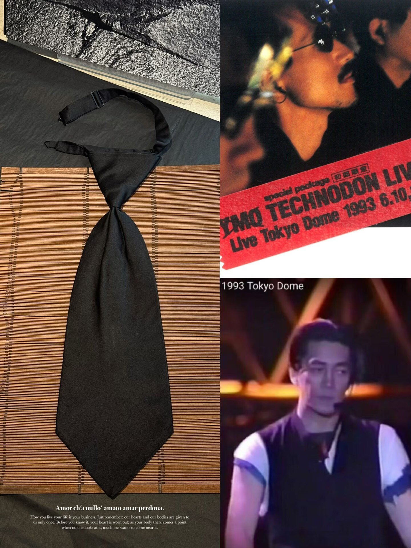Yohji Yamamoto Ultra-Wide Bow Tie