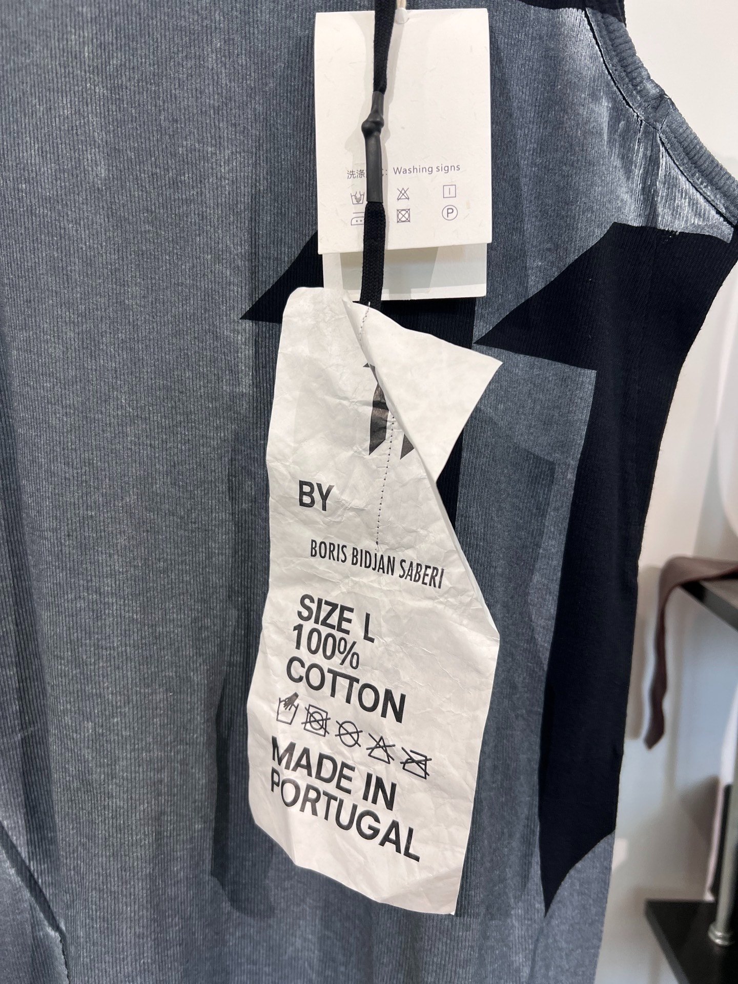 Boris Bidjan Saberi 11by bbs T1 Tank Top — back