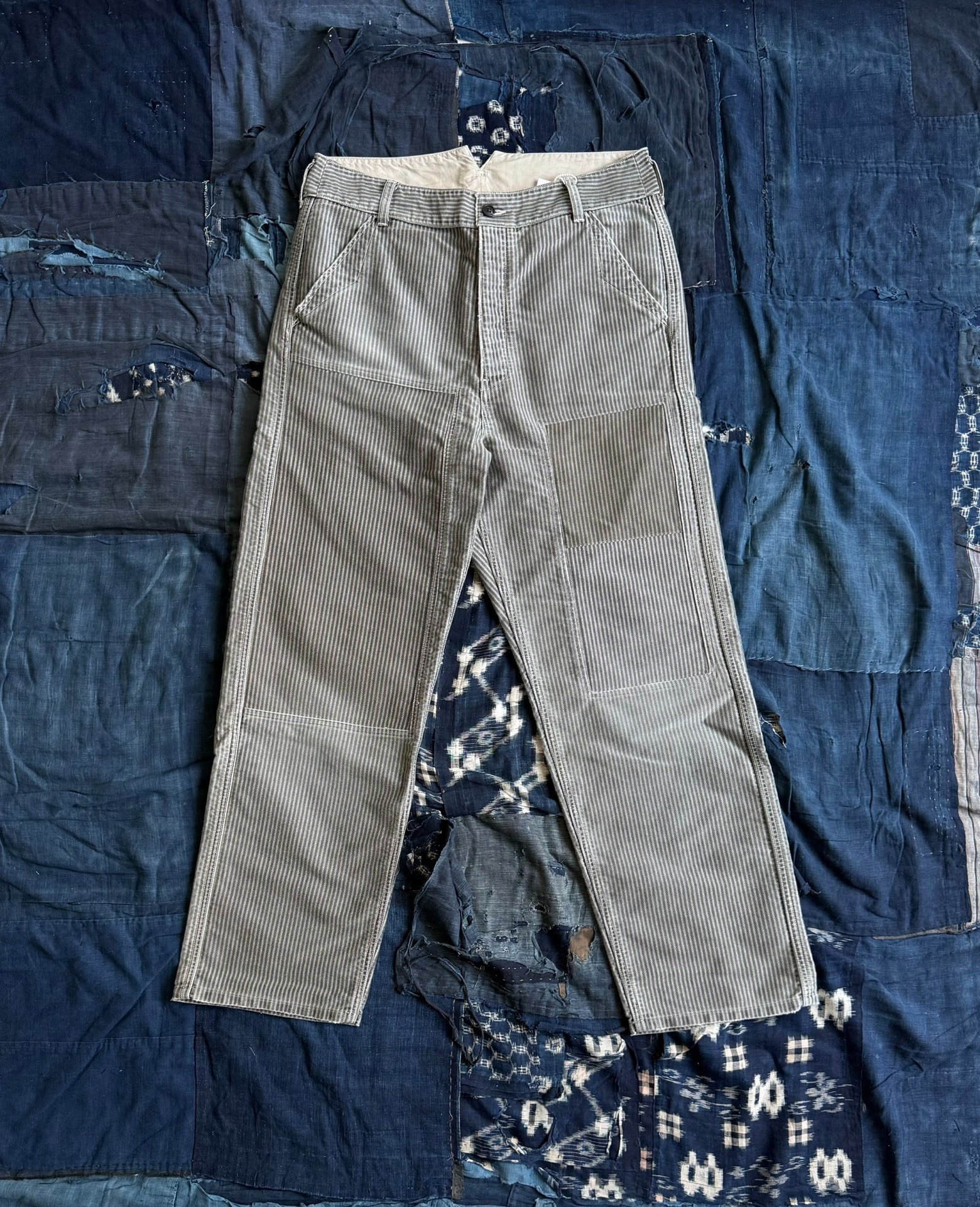 VISVIM 25AW Pastoral Striped Moleskin Pants