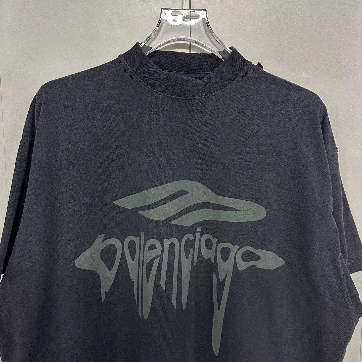 Balenciaga SS24 3B Dissolved Logo T-Shirt — front