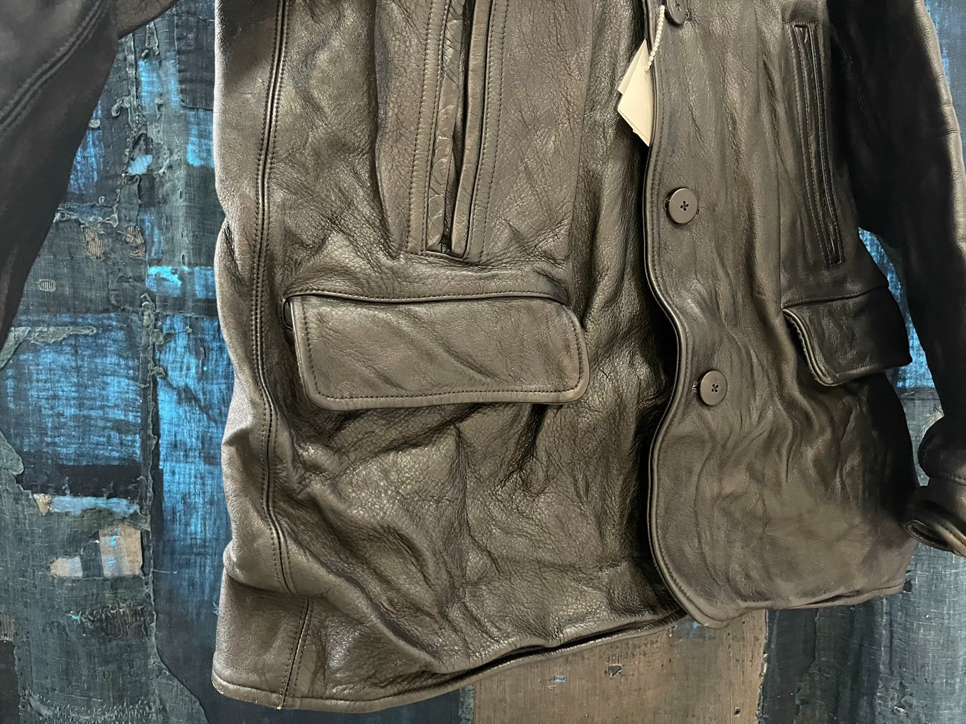 VISVIM 24SS BARNSTORMER Horse Leather Jacket — back