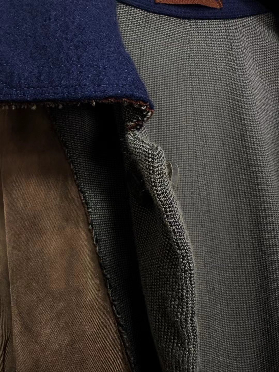 Ziggy Chen 20SS Double-Faced Coat — label