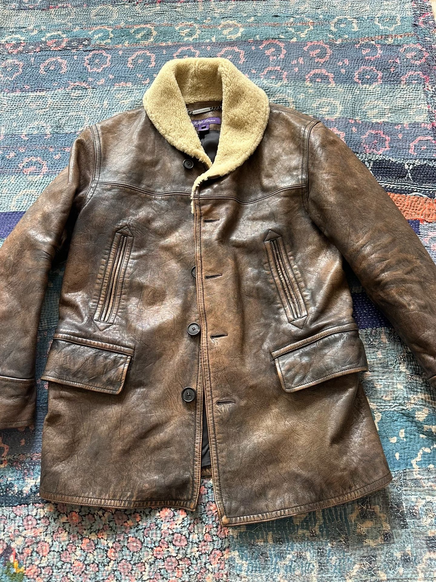 POLO Ralph Lauren Brown Leather Jacket