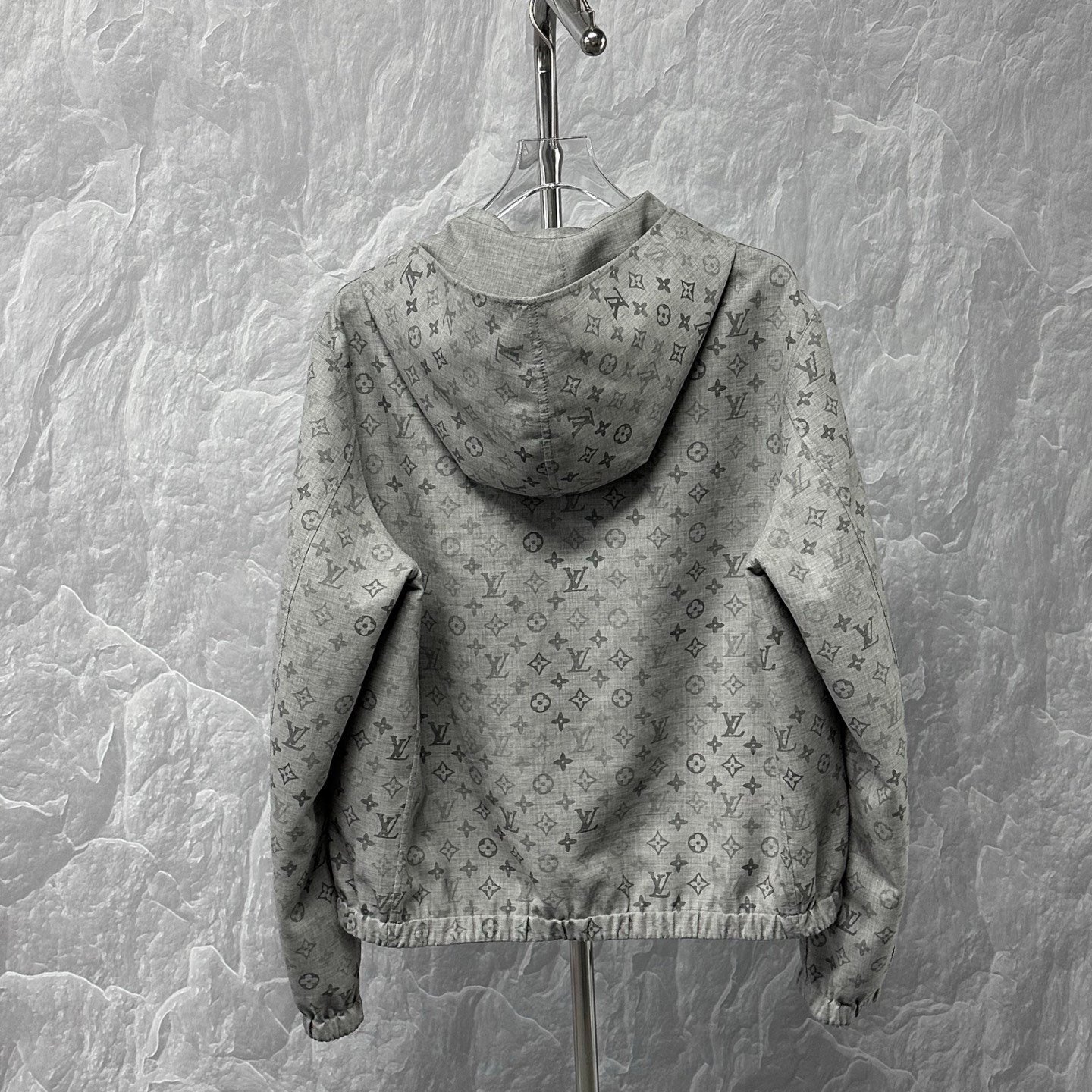 Louis Vuitton FW26 Monogram Reversible Hooded Jacket — front