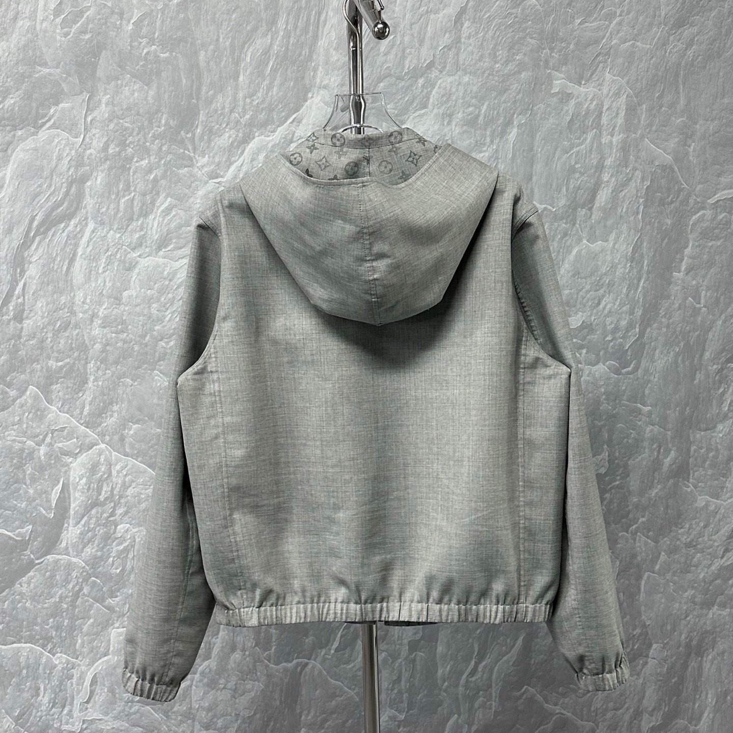 Louis Vuitton FW26 Monogram Reversible Hooded Jacket — back