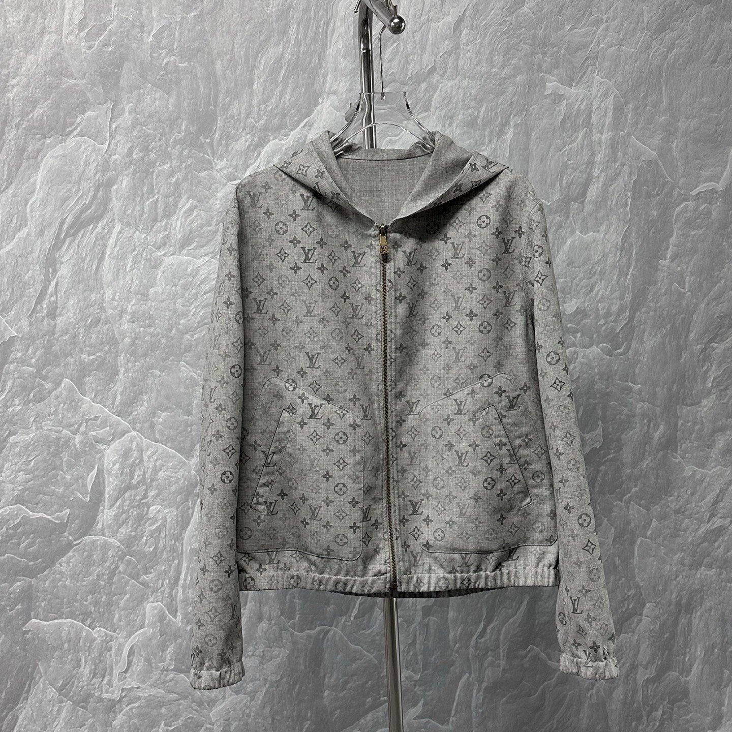 Louis Vuitton FW26 Monogram Reversible Hooded Jacket