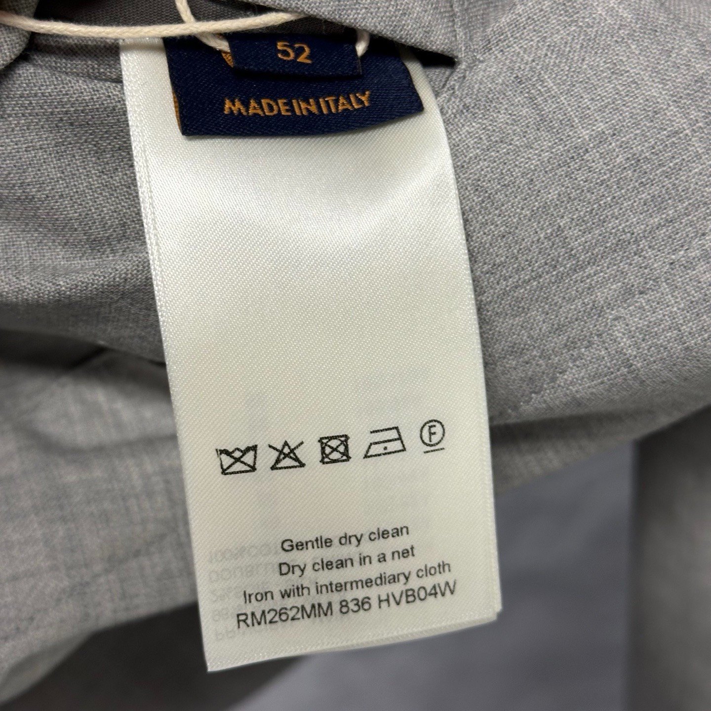 Louis Vuitton FW26 Monogram Reversible Hooded Jacket — label