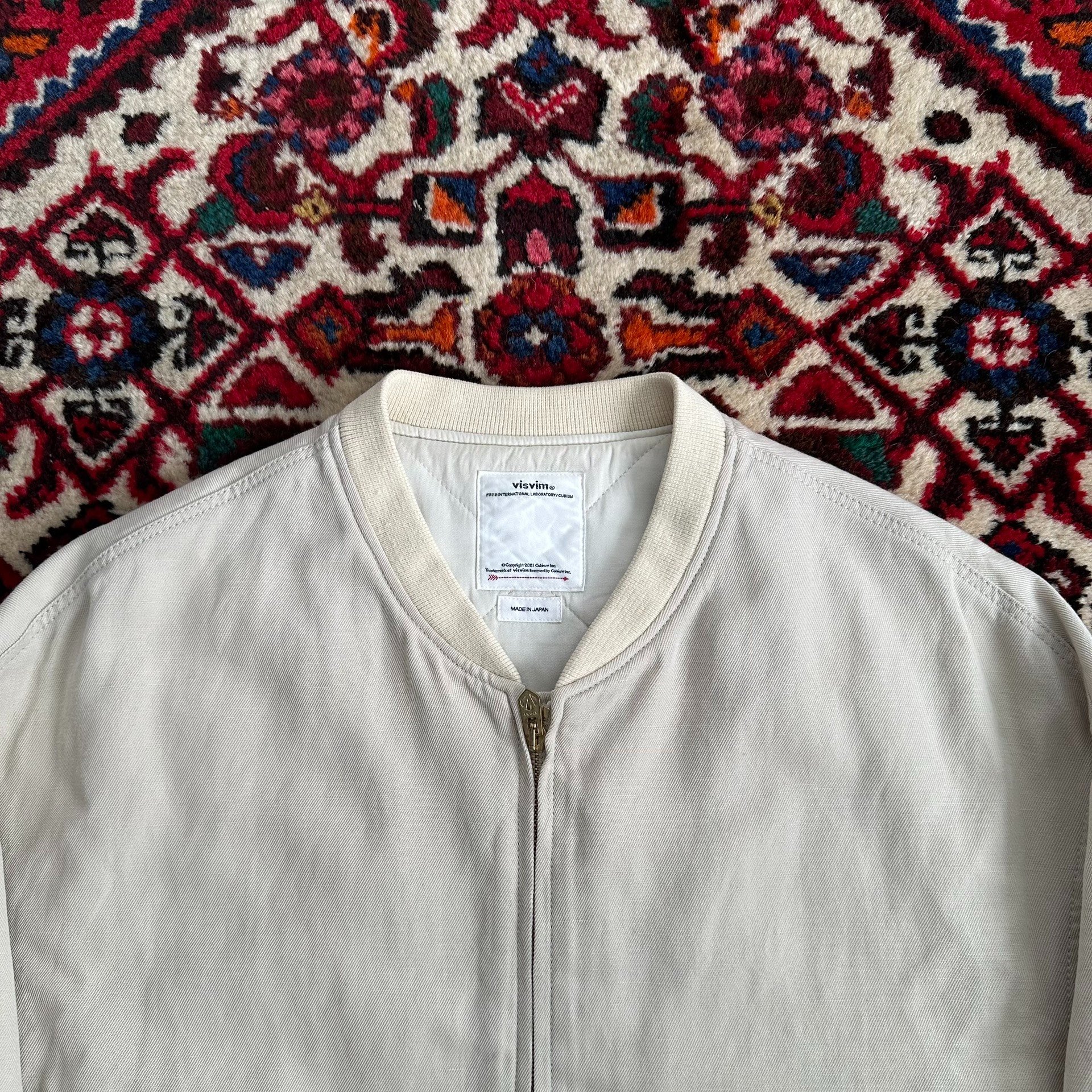 VISVIM 22SS HARTMAN II BOMBER — label