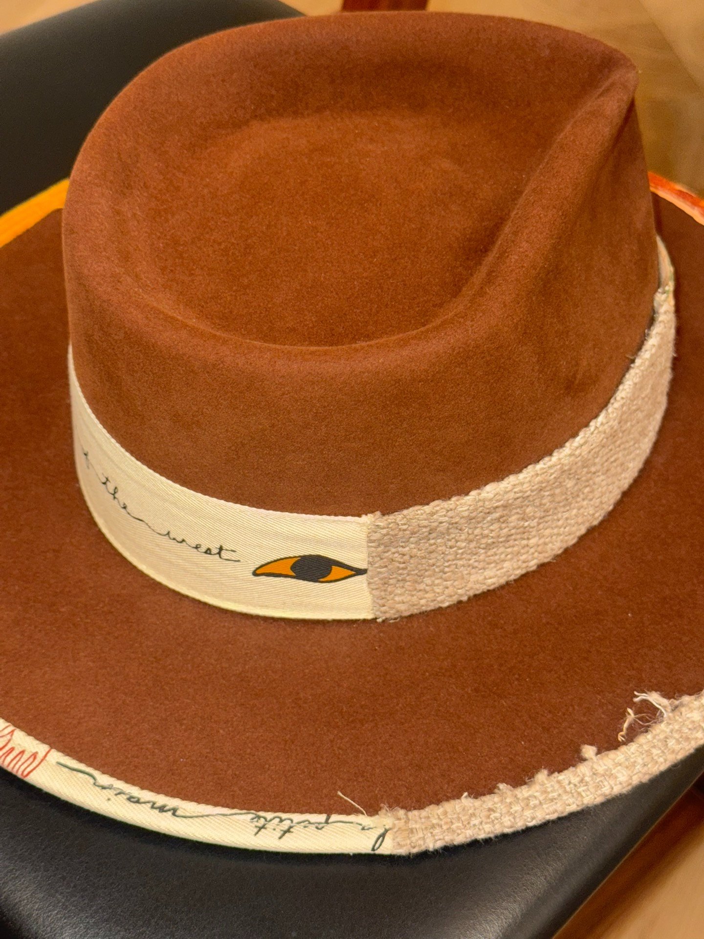 Borsalino Nick Fouquet Western Cowboy Hat — front