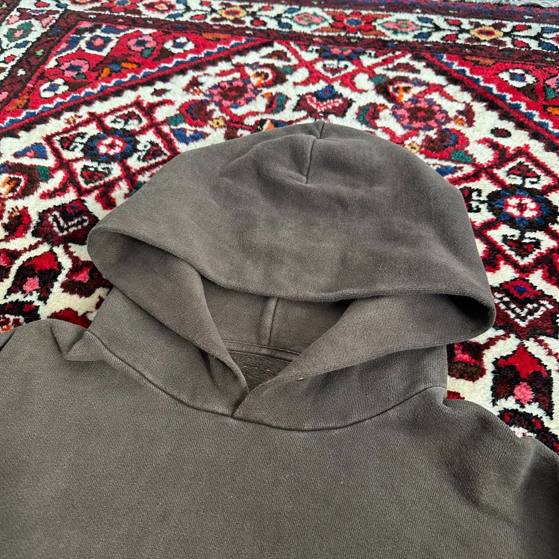 VISVIM AMPLUS SB Hoodie Mud — label