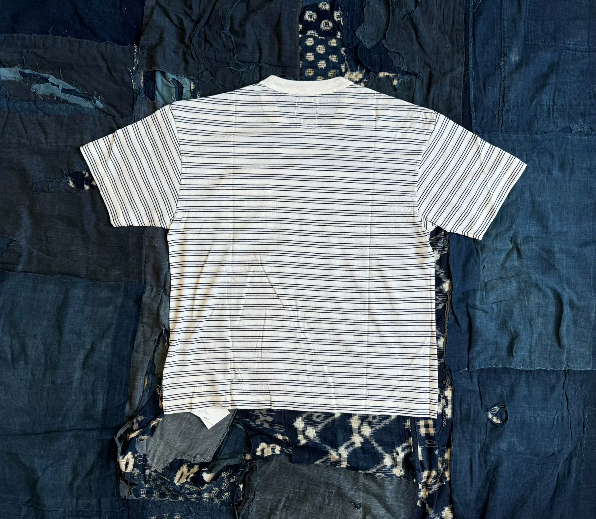 VISVIM 25AW JUMBO BORDER Stripe Tee — front
