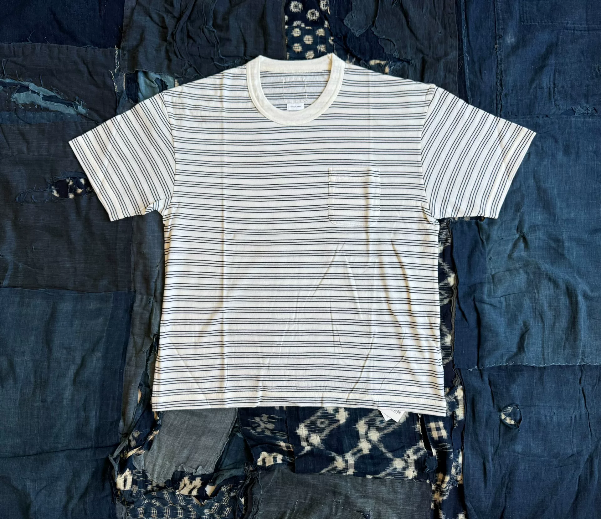 VISVIM 25AW JUMBO BORDER Stripe Tee