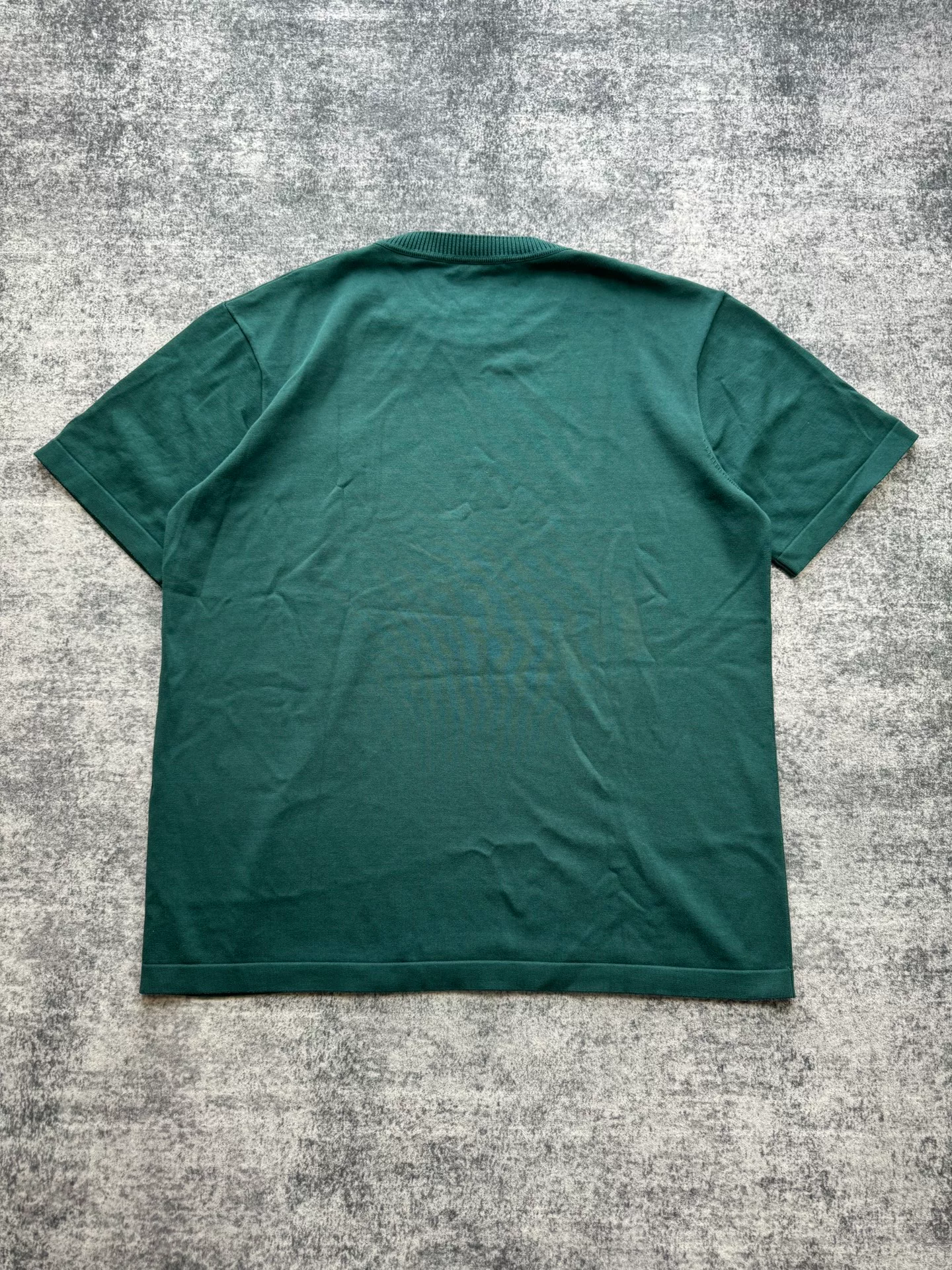 Louis Vuitton Dark Green Knit Short-Sleeve Top — front
