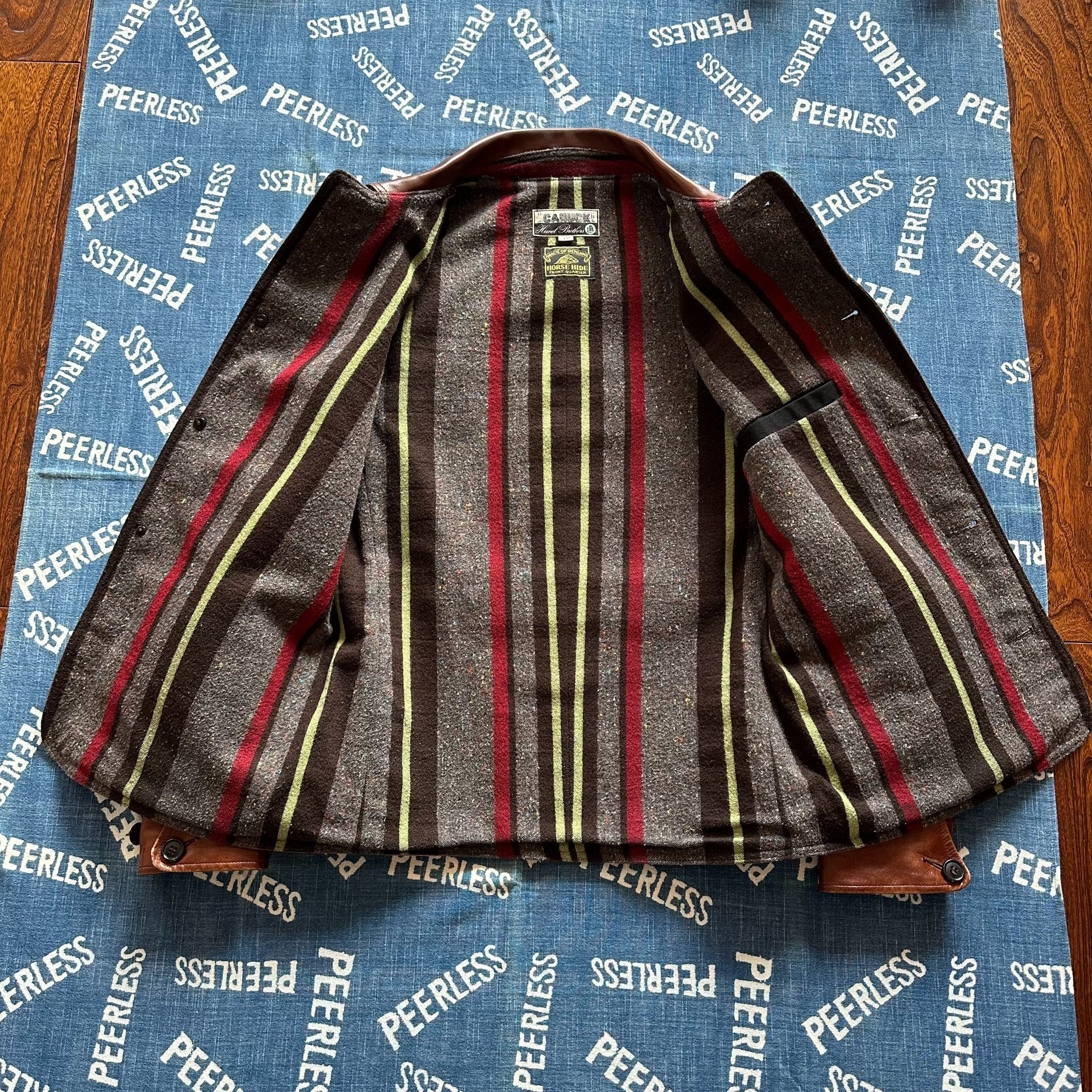 Himel Brothers Canuck Horse Hide Jacket — back