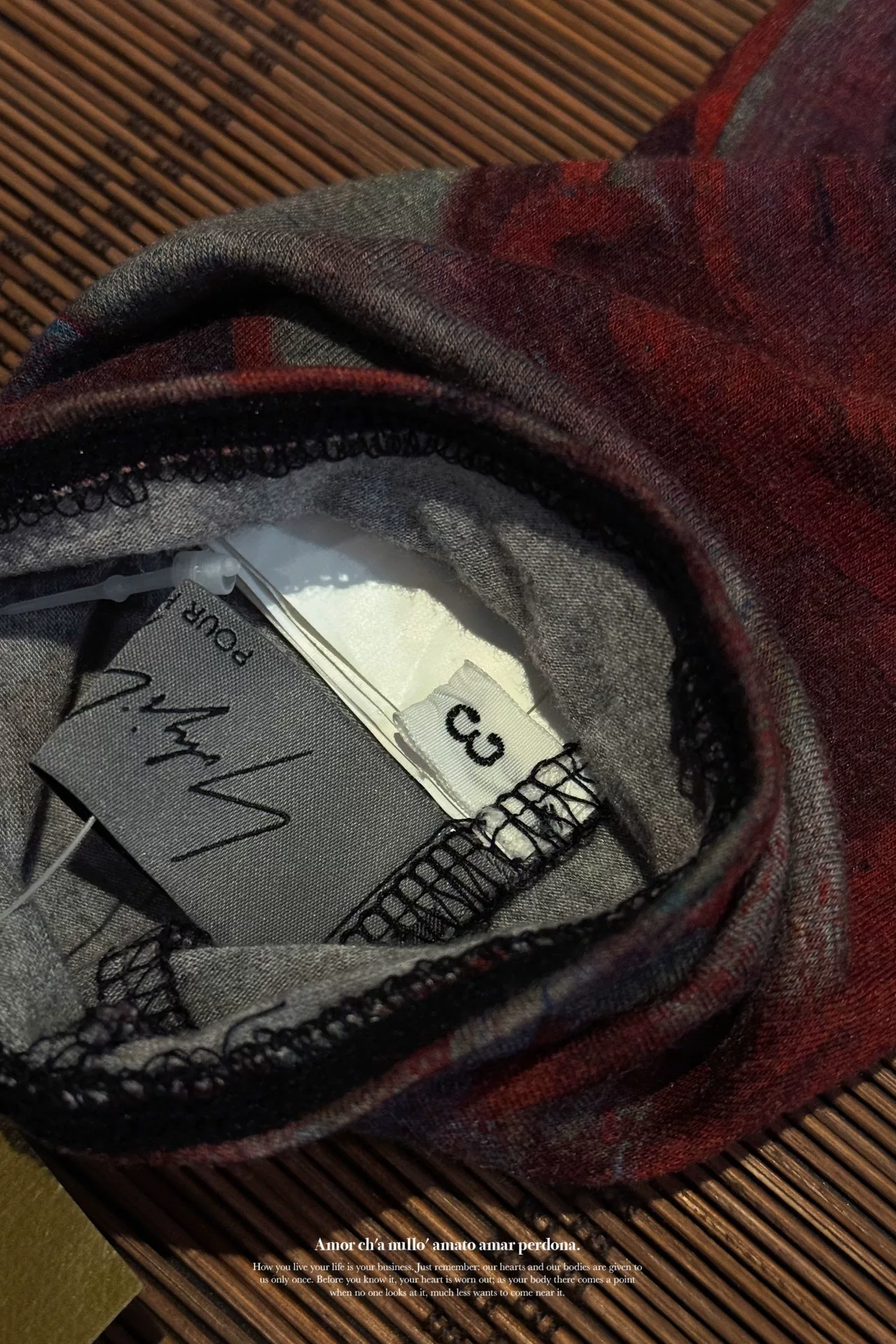 Yohji Yamamoto x James Jean Silk Arm Sleeves — back