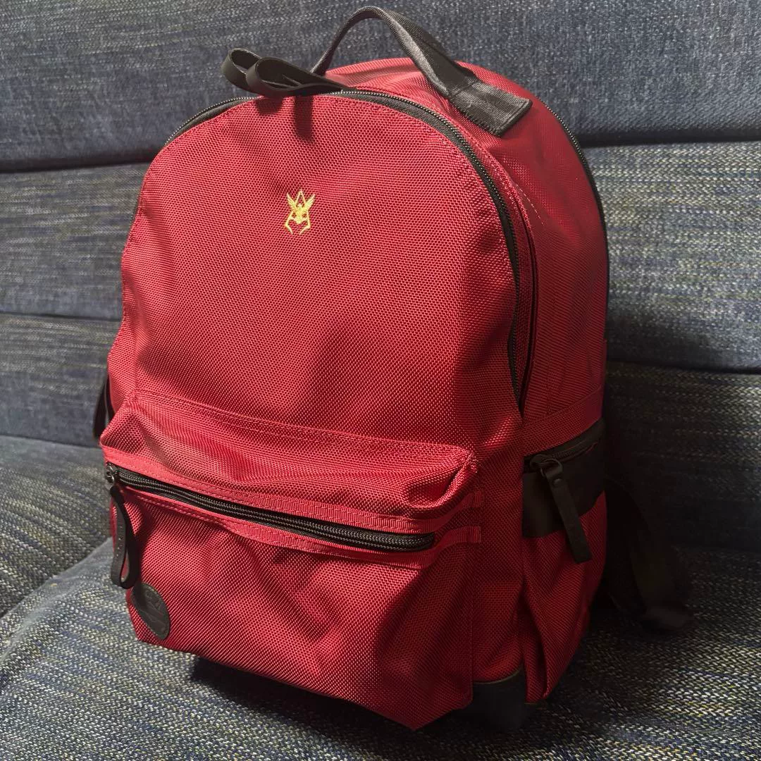 PORTER x STRICT-G x POTR Red Comet Backpack — front