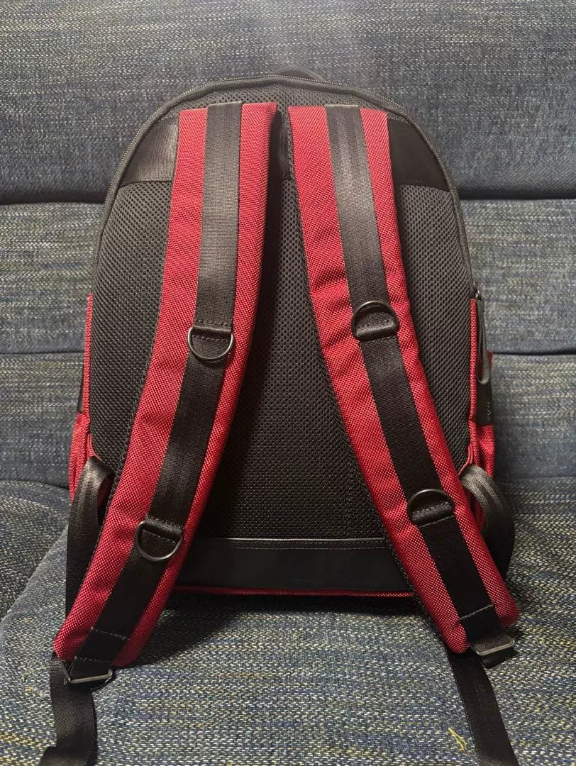 PORTER x STRICT-G x POTR Red Comet Backpack — back