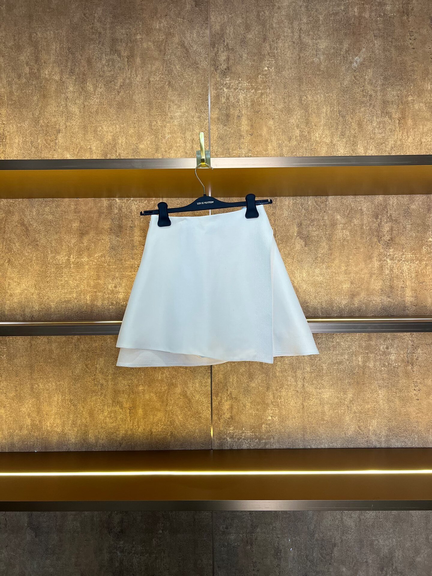 Dior White Asymmetrical Skirt