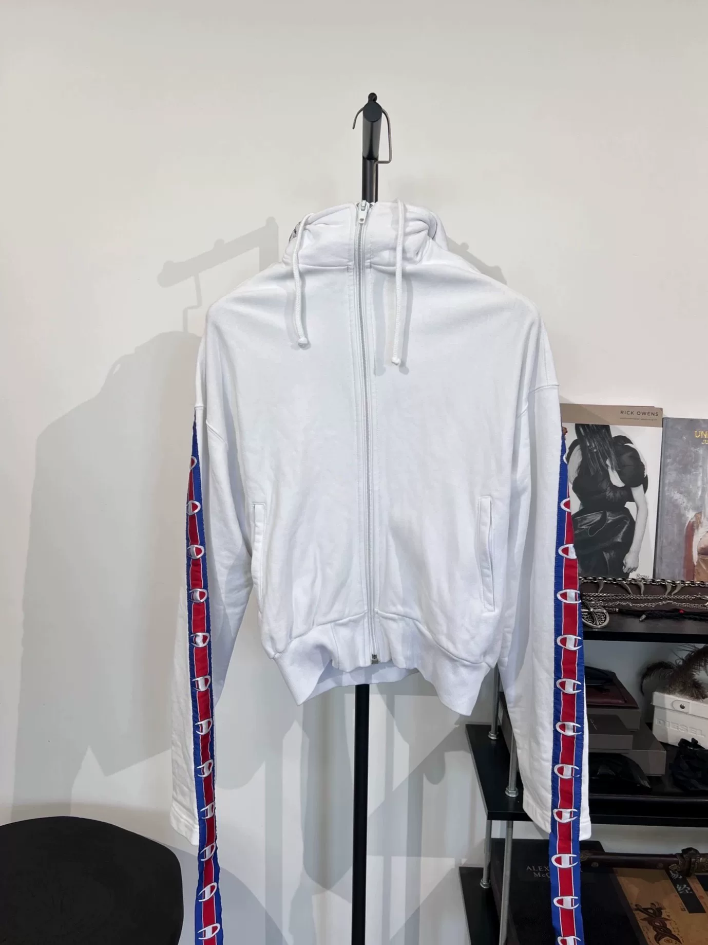 Vetements x Champion Hooded Zip Sweatshirt — front