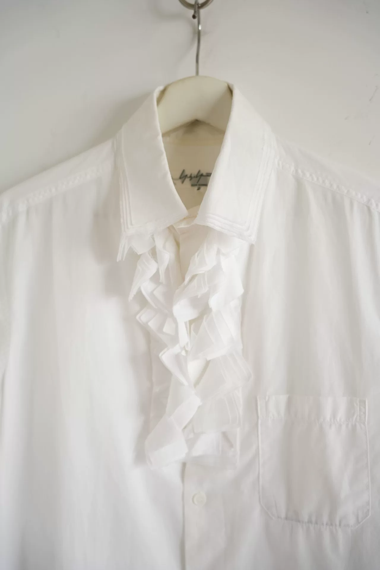 Yohji Yamamoto 2015 AW Triple White Shirt — back