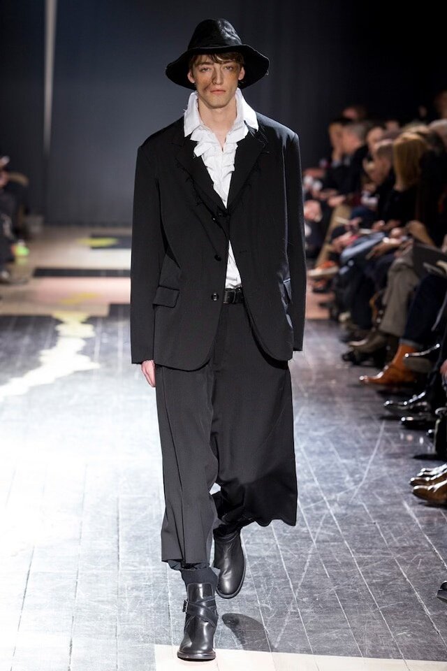 Yohji Yamamoto 2015 AW Triple White Shirt — detail