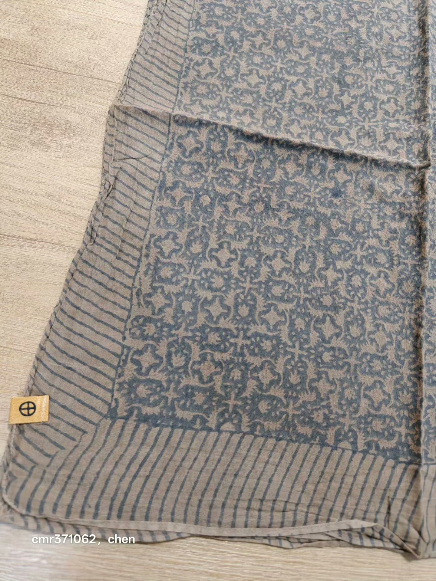 VISVIM 14AW Natural Dye Stole — detail