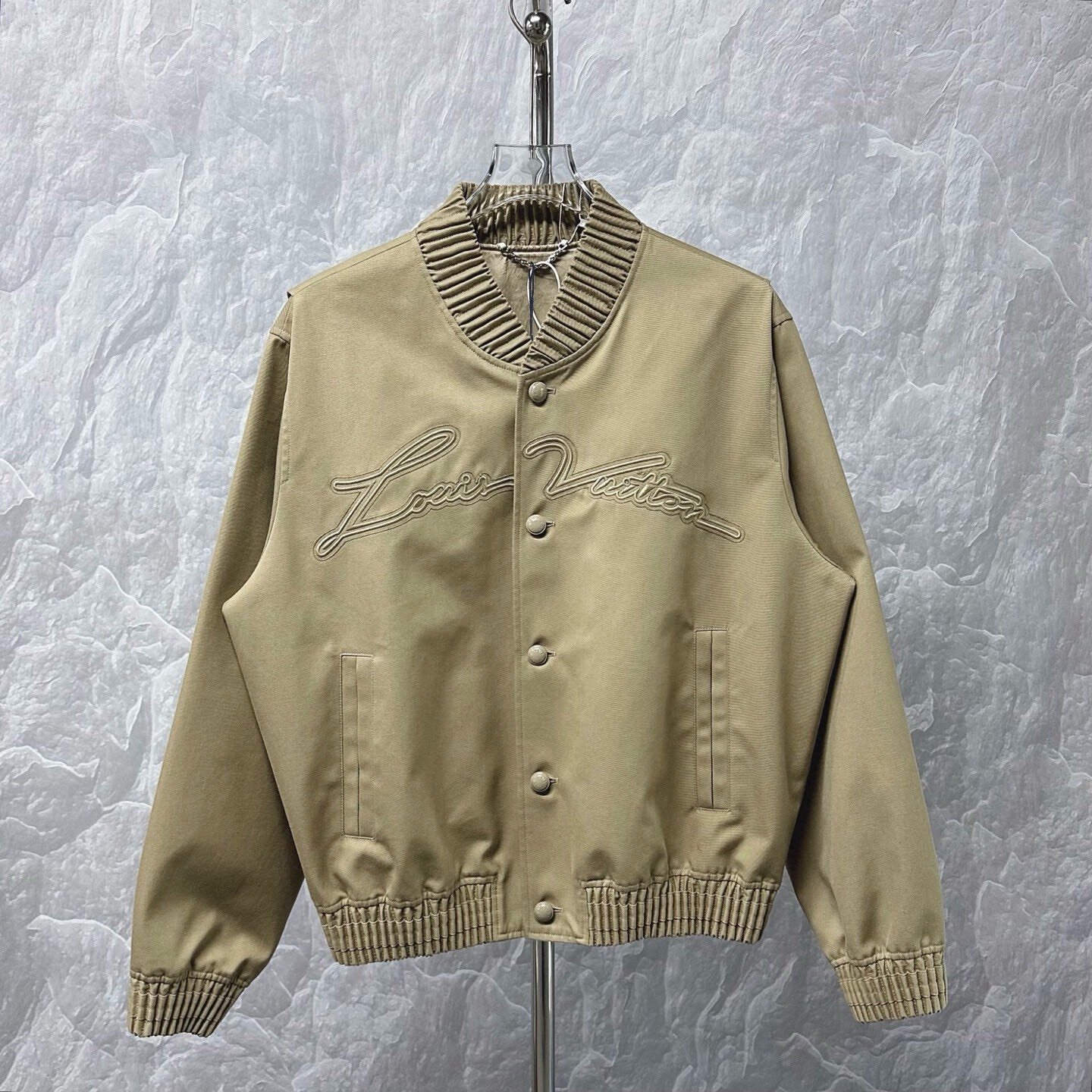 Louis Vuitton FW24 Embroidered Baseball Jacket