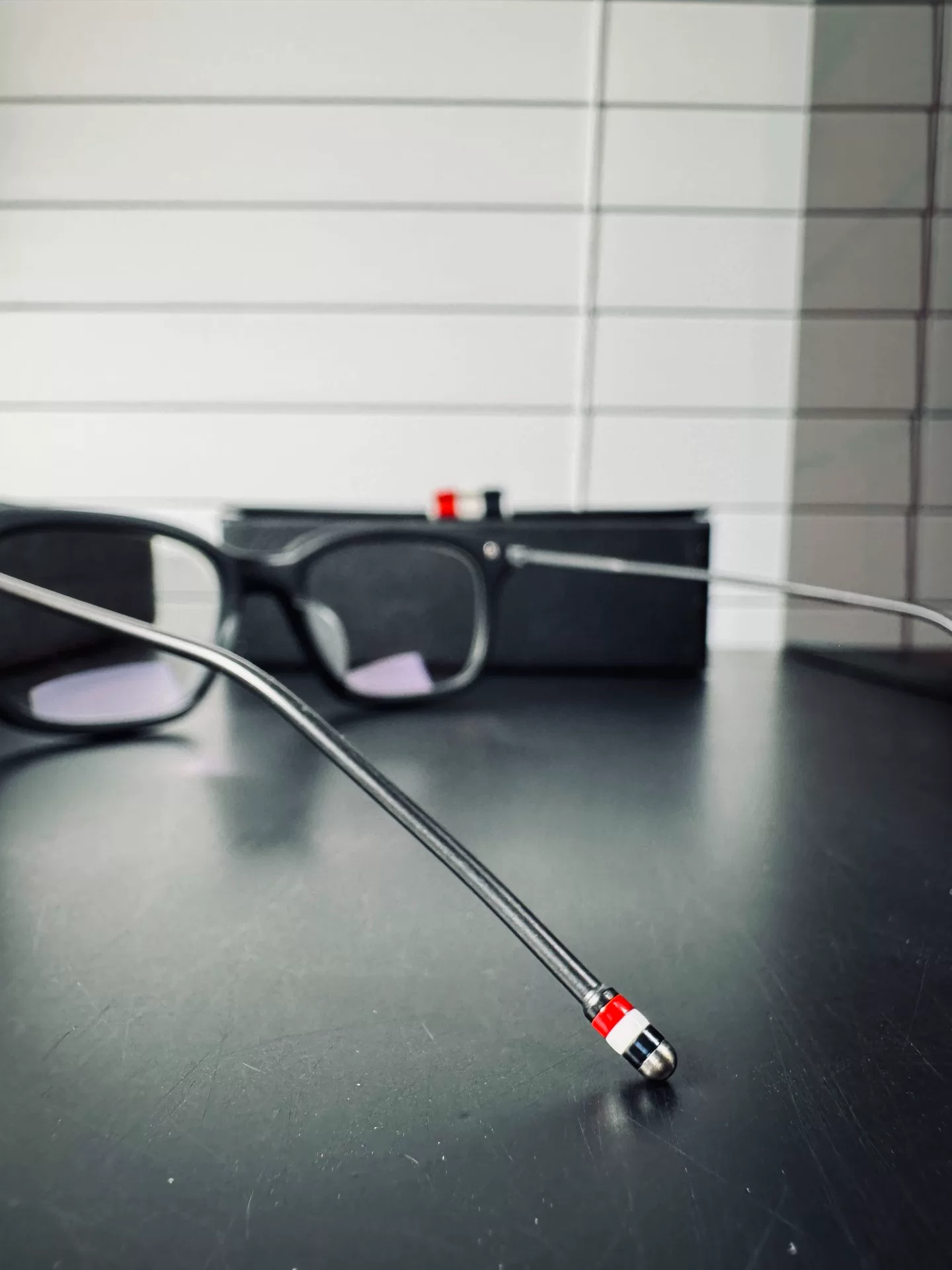Thom Browne TB-701 Square Optical Glasses — back
